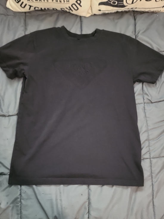 Prada Other - Authentic Prada Milano Black Tee Size Medium - CLEAN!